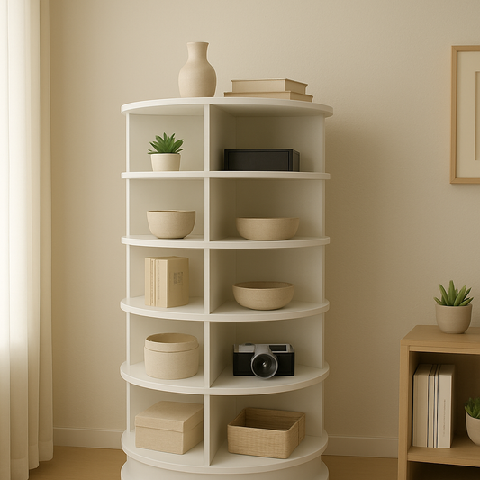 The Spin & Store Shoe Tower
